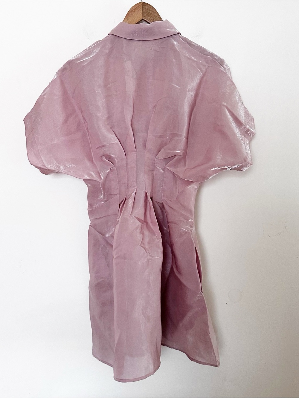 Anthropologie Tobie Organza Mini Shirtdress by Exquise - Picture 5 of 11